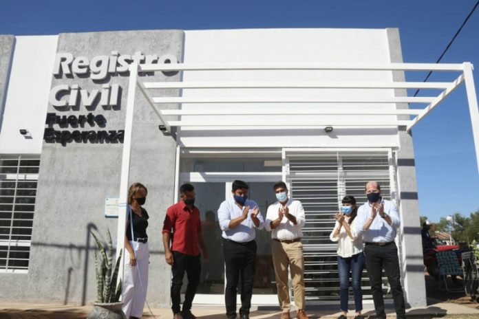 El Gobierno inaugur edificios del Registro Civil en Fuerte