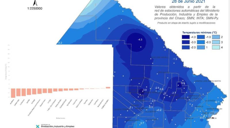 El fr o polar se hace sentir en el Chaco temperaturas de hasta 4