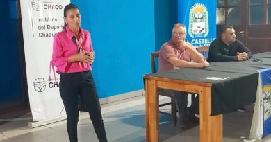 Castelli: el Instituto del Deporte Chaqueño capacitó a deportistas e instituciones deportivas