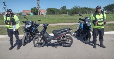 En operativo vial Caminera dio con dos motos robadas y otra adulterada