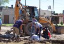 La Municipalidad de Barranqueras realiza un canal pluvial en las calles Don Orione y Colonizadores