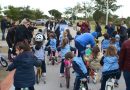 Día de los Jardines: el municipio de Resistencia acompañó bicicleteada solidaria