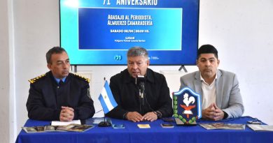 El Ministro de Seguridad y el Jefe de Policía presentaron el cronograma de actividades para el 71º aniversario de la Policía del Chaco