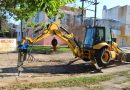 El Municipio de Resistencia comenzó los trabajos para reparar el pavimento en un bache que está hace 10 años en La Cangayé