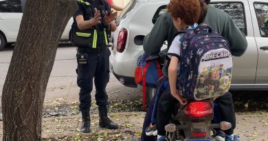 Resistencia: utilización del casco: operativo cerrojo en los horarios de salida de las escuelas