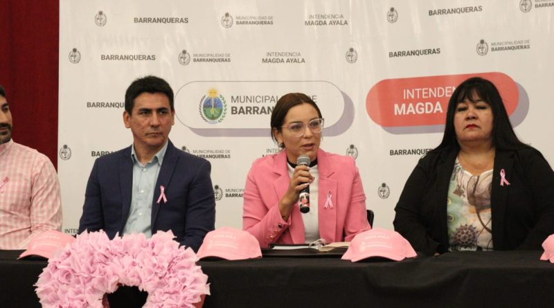 Magda Ayala lanzó las actividades del Mes Rosa