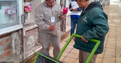 Resistencia: Amplio operativo conjunto para erradicar criaderos de mosquitos en el Cementerio Municipal