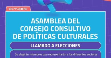 Llaman a elecciones para el Consejo Consultivo de Políticas Culturales de Barranqueras.