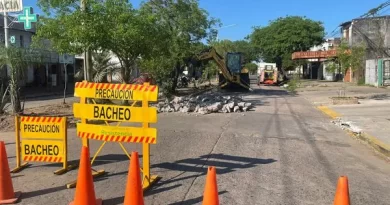 Cambia el recorrido de la Línea 5 por el bacheo en Avenida San Martín