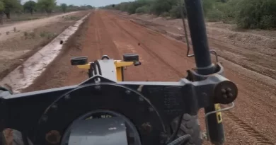 En Taco Pozo: Vialidad provincial mejora la Ruta Provincial 61