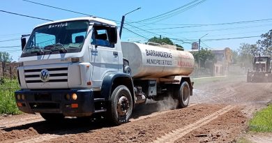 La Municipalidad de Barranqueras realiza trabajos de mantenimientos de calles