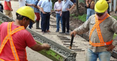 El Intendente de Resistencia y el Gobernador recorrieron obras de pavimentación en Villa San Martín