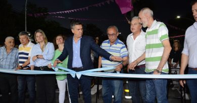 Acompañamiento Municipal en la inauguración de la repavimentación de la Avenida 25 de Mayo