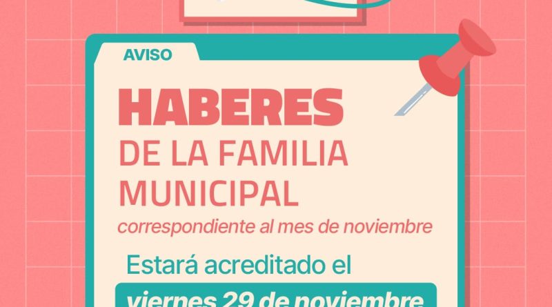 Con nuevo incremento, cobran hoy 29 los trabajadores municipales de Barranqueras