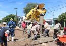 Barranqueras: avanza el plan de bacheo en la ciudad