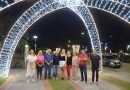 El Municipio inauguró un paseo navideño en el Parque de la Democracia