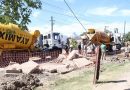 Barranqueras: plan de bacheo en la calle Tatané