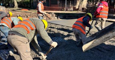 Avanzan las obras de infraestructura urbana sobre calle Tatané