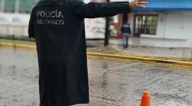 Días de lluvia: la Policía del Chaco emitió recomendaciones para prevenir accidentes