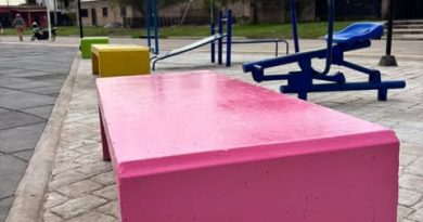 Barranqueras: avanza la puesta en valor de la Plaza Sarmiento