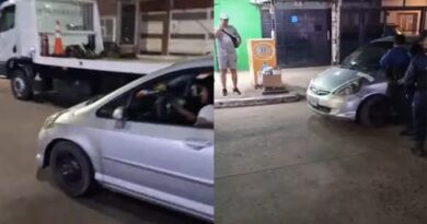 Escapó de un control de tránsito y fue interceptada en su domicilio